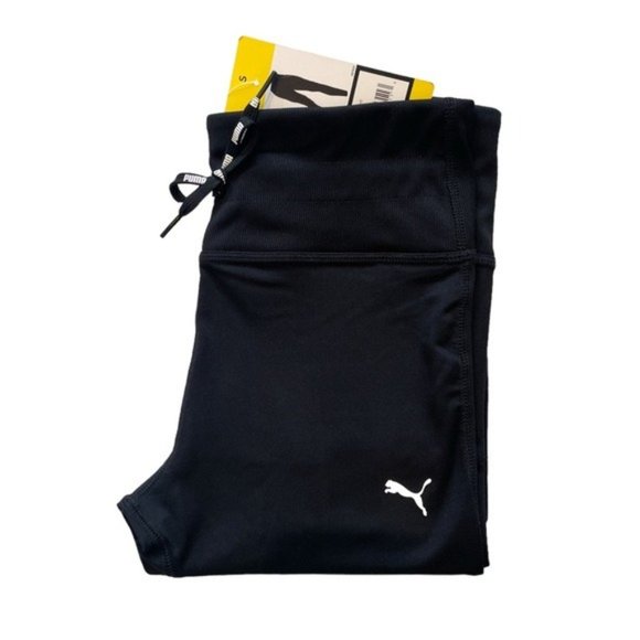 PUMA Active Logo Drawstring Jogger Pants in Black - NWT - Picture 4 of 5